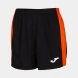 Женские игровые шорты JOMA ACADEMY III Черный-оранжевый