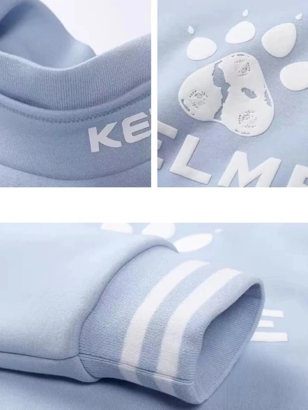 Свитшот KELME Round Neck Sweater Light Blue