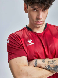 Футбольная форма KELME Short-Sleeved Football Suit (Burgundy/Black)
