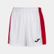 Женские игровые шорты JOMA ACADEMY III Белый-красный