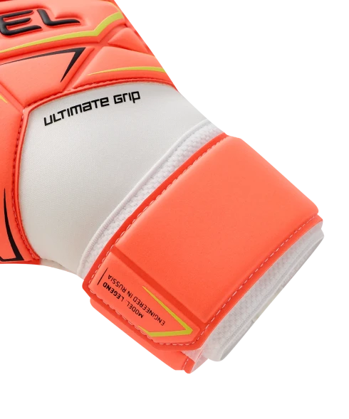 Перчатки вратарские JOGEL Legend UL4 Roll Negative, коралловый