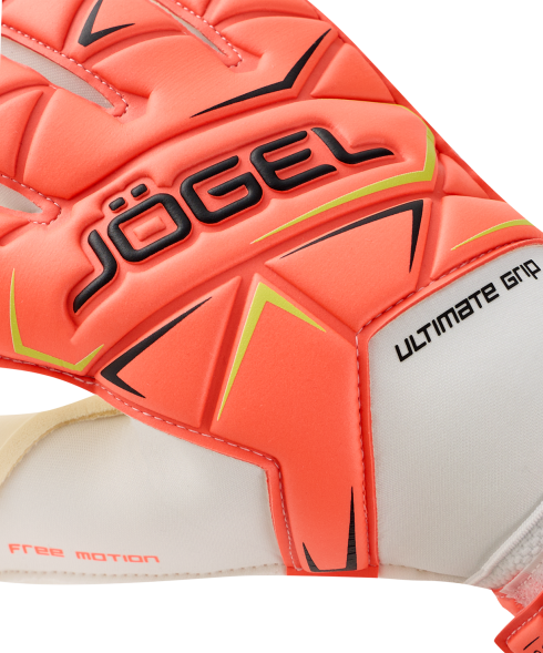 Перчатки вратарские JOGEL Legend UL4 Roll Negative, коралловый
