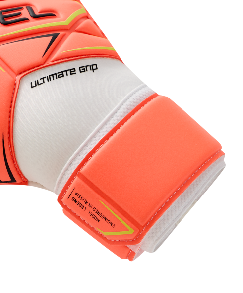 Перчатки вратарские JOGEL Legend UL4 Roll Negative, коралловый