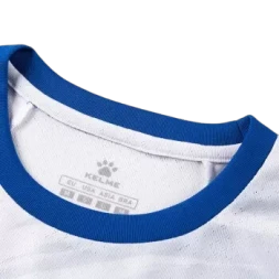 Футбольная форма KELME Short-Sleeved Football Suit (White/Blue)