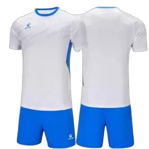 Футбольная форма KELME Short-Sleeved Football Suit (White/Blue)