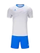 Футбольная форма KELME Short-Sleeved Football Suit (White/Blue)