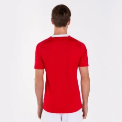 Футболка игровая JOMA с коротким рукавом FLAG II Красный-белый