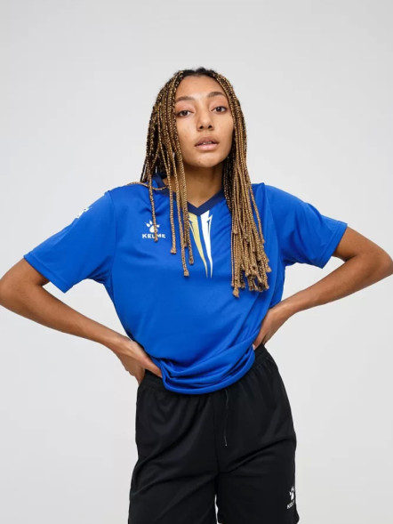 Футбольная форма KELME S/S Football Set (Blue/Black)