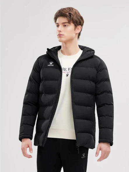 Пуховик KELME Short Cotton Clothes Black