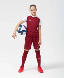 Шорты игровые JOGEL CAMP Classic Shorts, гранатовый/белый, детский