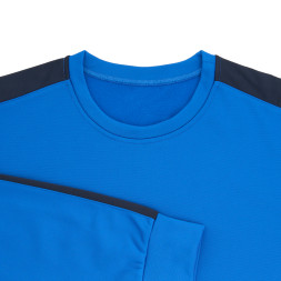 Костюм тренировочный TORRES Professional Training, K-2101-063-XXL, р.XXL, полиэст,васильково-т.синий