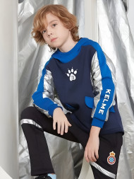 Детское худи KELME Boys Hooded Sweatshirt Dark Blue