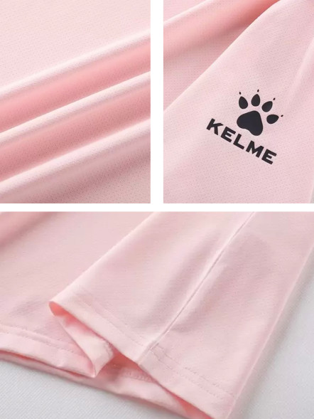 Футболка KELME Round Neck T-Shirt Light Pink