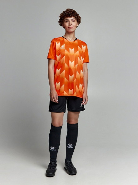 Футбольная форма KELME Short-Sleeved Football Suit (Orange/Black)