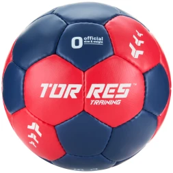 Мяч ганд. TORRES Training, H32450, р.0, ПУ, 4 подкл. слоя, руч. сшивка, мультиколор