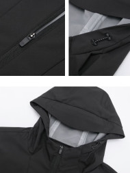 Ветровка KELME Woven Jacket(With Hood) Black