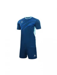 Футбольная форма KELME Short-Sleeved Football Suit Blue