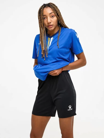 Футбольная форма KELME S/S Football Set (Blue/Black)