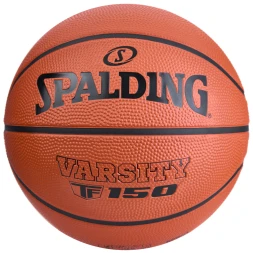 Мяч баск. SPALDING TF-150 Varsity Logo FIBA 84421z, р.7, FIBA Approved (Level 2),резина, коричн-черн