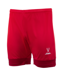 Шорты игровые JOGEL DIVISION PerFormDRY Union Shorts, красный/темно-красный/белый
