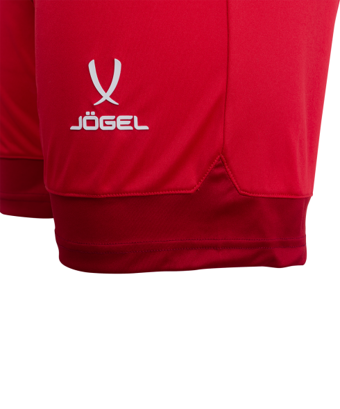 Шорты игровые JOGEL DIVISION PerFormDRY Union Shorts, красный/темно-красный/белый