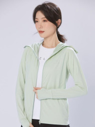 Ветровка KELME Knitted Sun Protection Skin Coat Pistachio