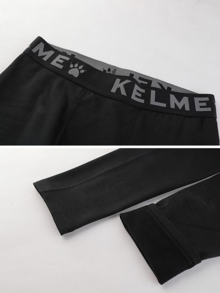 Термобелье (низ) KELME Тайтсы Thick Skinny Trousers Black