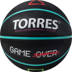 Мяч баскетбольный TORRES Game Over B023117, р.7