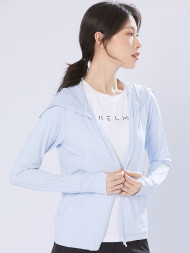 Ветровка KELME Knitted Sun Protection Skin Coat Light Blue