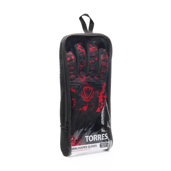 СЦ*Перчатки врат. TORRES Pro Gel, FG0523101-11, р.11, 2,5 мм латекс, трикотаж, удл.манж., черно-крас