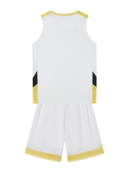 Детская баскетбольная форма KELME Children's Basketball Uniform (White/Yellow)
