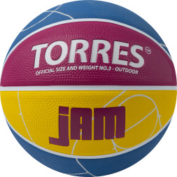 Мяч баскетбольный TORRES Jam, B023123, р.3