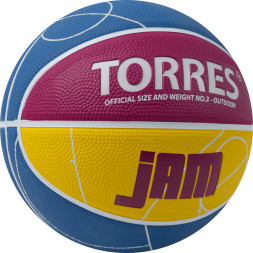 Мяч баскетбольный TORRES Jam, B023123, р.3