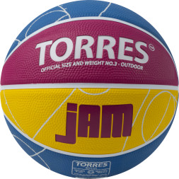 Мяч баскетбольный TORRES Jam, B023123, р.3