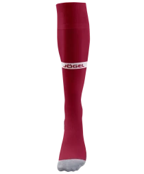 Гетры футбольные JOGEL CAMP ADVANCED SOCKS, гранатовый/белый