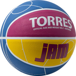 Мяч баскетбольный TORRES Jam, B023127, р.7