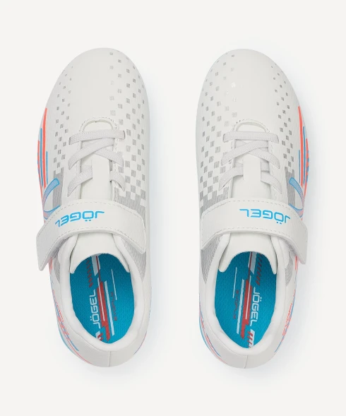 Бутсы футбольные JOGEL Evofly FG Talant White/blue, детский
