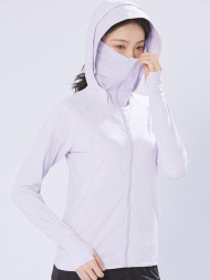 Ветровка KELME Knitted Sun Protection Skin Coat Light Purple