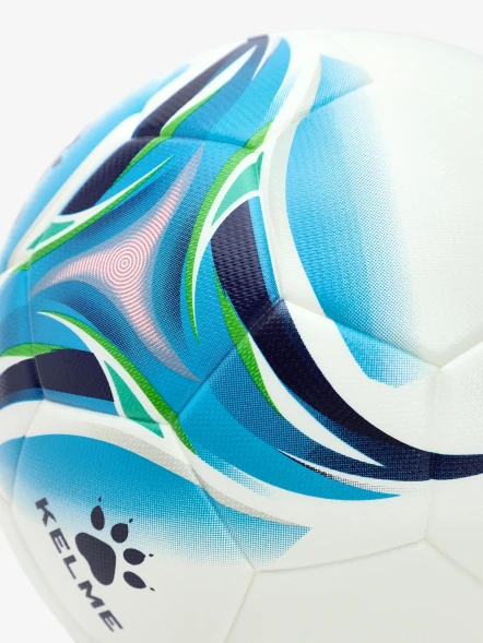 Мяч футбольный KELME Sticker Football Ball (White/Light Blue)