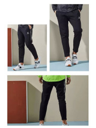 Брюки KELME Men's Knitted Legging Trousers Black
