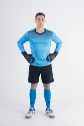 Вратарская форма KELME Goalkeeper L/S Suit (Light Blue/Black)
