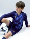 Детская вратарская форма KELME Long Sleeve Goalkeeper Suit Dark Blue
