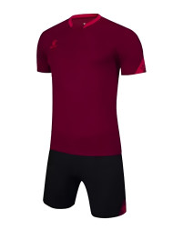 Футбольная форма KELME Short Sleeve Football Uniform (Burgundy/Black)