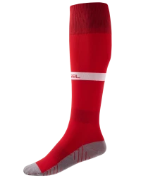 Гетры футбольные JOGEL CAMP ADVANCED SOCKS, красный/белый