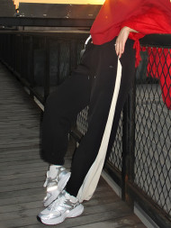 Брюки KELME Woven Wide-leg Pants Black