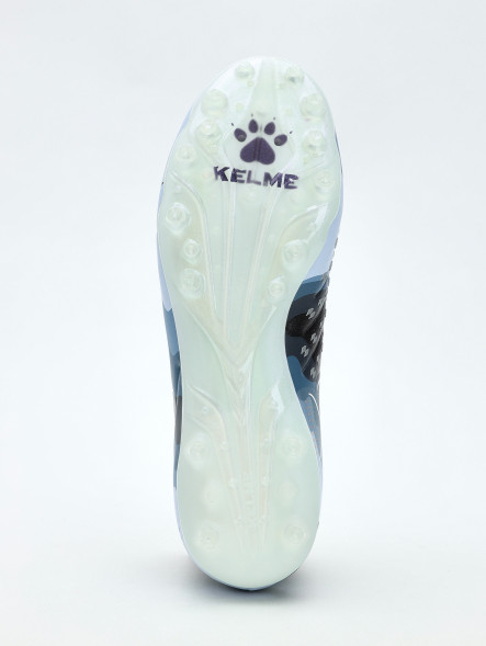 Бутсы KELME Men's Soccer Shoes (MG) (Black/Light Blue)