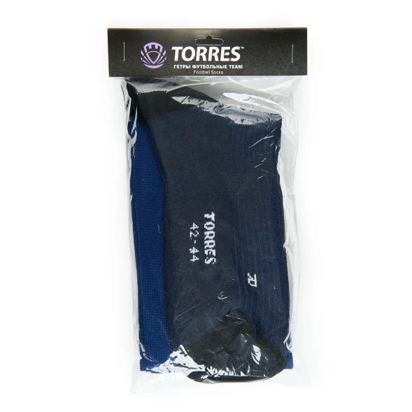 Гетры футб.TORRES Sport Team, FS1108-01-25-27, р.25-27, БЕЛ, хлопок, полиэстер, эластан