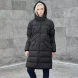 Пуховик KELME Women's Mid-Length Down Jacket Black