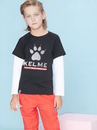 Детский лонгслив KELME Boys Long Sleeve T-Shirt Black