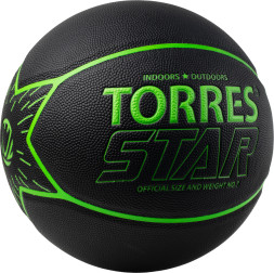 Мяч баскетбольный TORRES Star, B323127, р.7